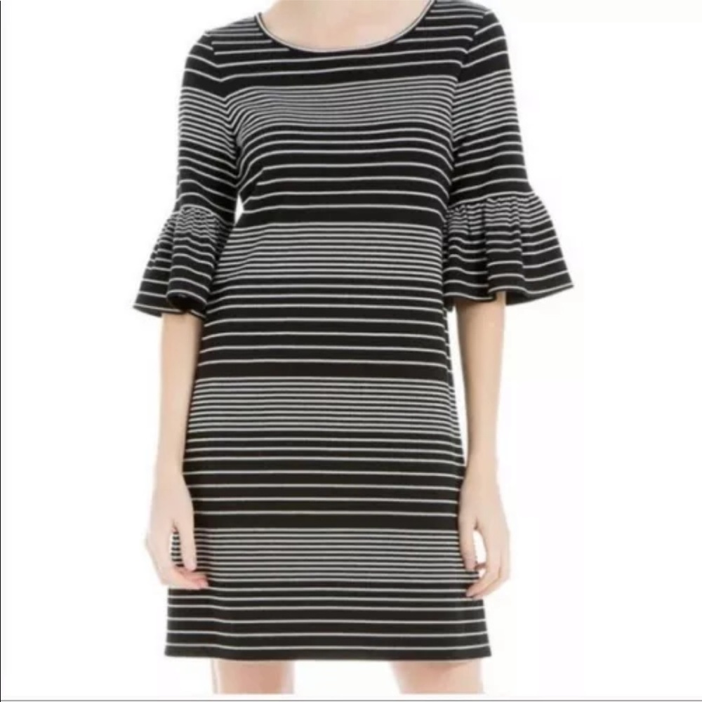 Max Studio Black and White Shift Dress size M
